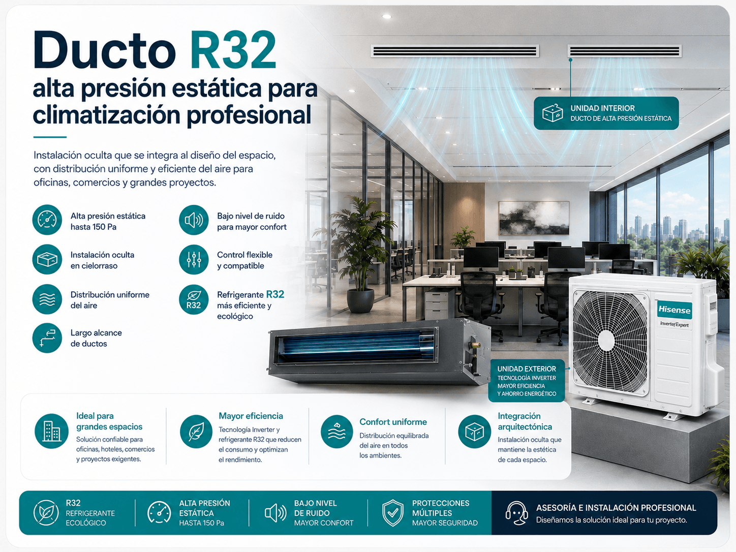 Solución de climatización Ducto